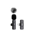 Wireless Lavalier Microphone for iPhone & Android – Noise Reduction Mini Mic